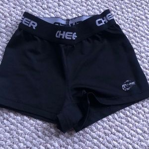 🌟3/$25🌟 chasse cheer shorts/ spandex BLACK